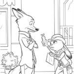 Zwierzogród kolorowanka - filmy-animowane.pl