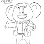 Sing kolorowanka - filmy-animowane.pl