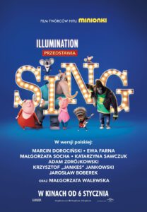 Sing plakat - filmy-animowane.pl
