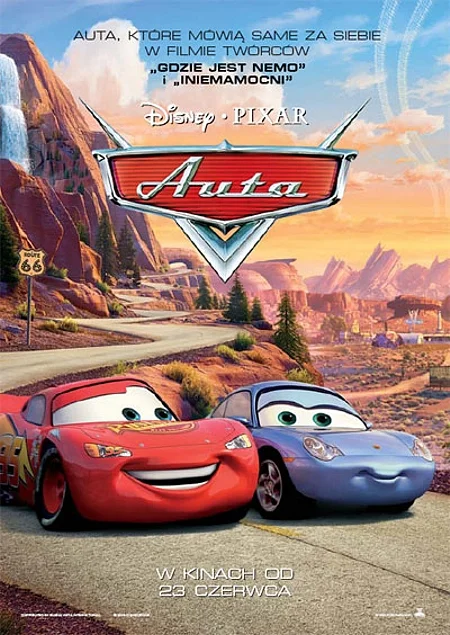 Auta plakat - filmy-animowane.pl