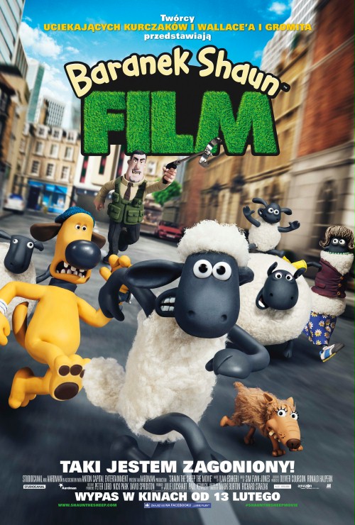 Baranek Shaun Film plakat - filmy-animowane.pl
