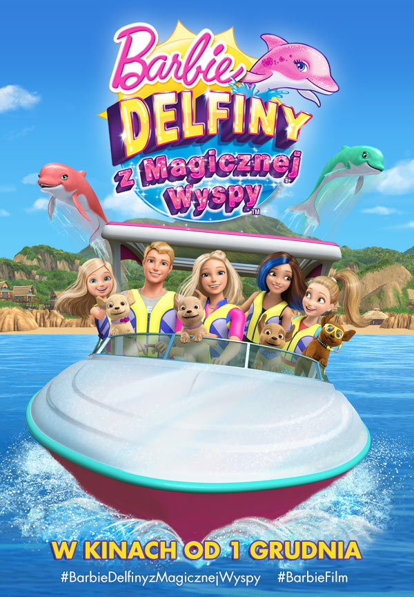 Barbie Delfiny z Magicznej Wyspy plakat - filmy-animowane.pl
