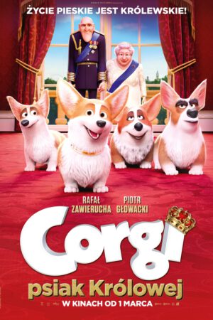 Corgi psiak Królowej plakat - filmy-animowane.pl