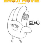 Emotki Film kolorowanka - filmy-animowane.pl