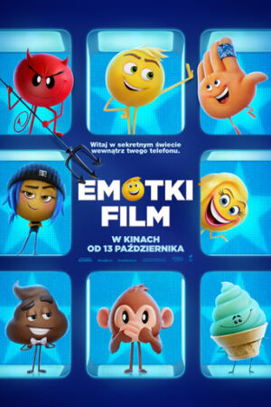 Emotki Film plakat - filmy-animowane.pl