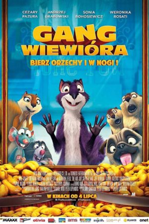 Gang Wiewióra plakat - filmy-animowane.pl