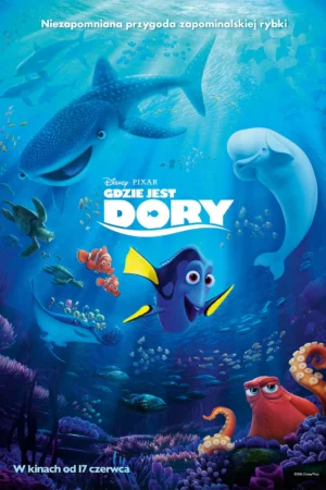 Gdzie jest Dory plakat - filmy-animowane.pl