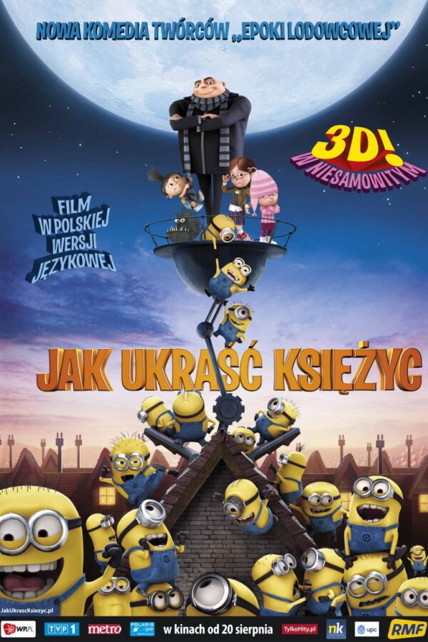 Jak ukraść Księżyc plakat - filmy-animowane.pl