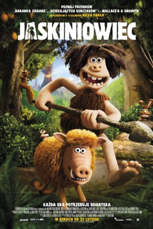 Jaskiniowiec plakat - filmy-animowane.pl