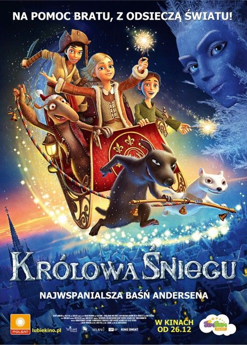 Królowa Śniegu plakat - filmy-animowane.pl