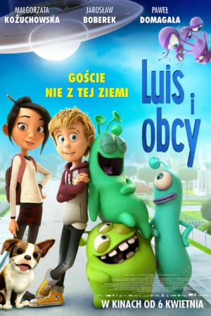 Luis i obcy plakat - filmy-animowane.pl