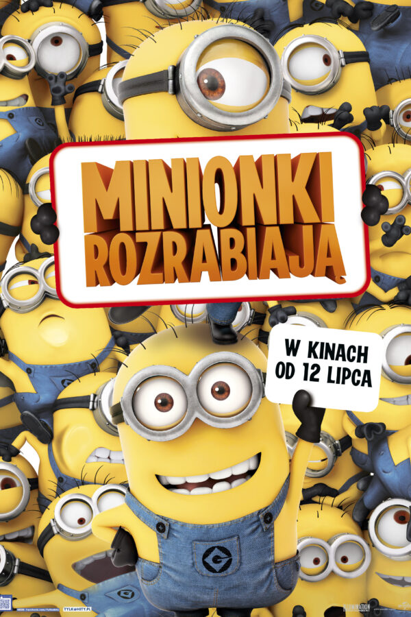 Minionki rozrabiają plakat - filmy-animowane.pl