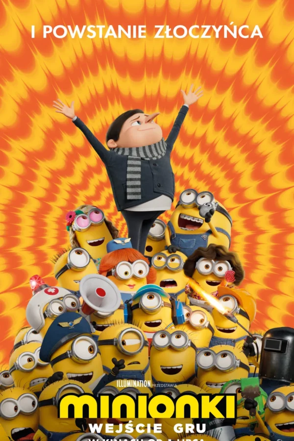 Minionki Wejście Gru plakat - filmy-animowane.pl