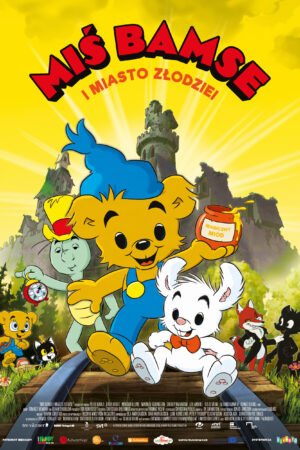 Miś Bamse i miasto złodziei plakat - filmy-animowane.pl