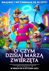 O czym dzisiaj marzą zwierzęta plakat - filmy-animowane.pl