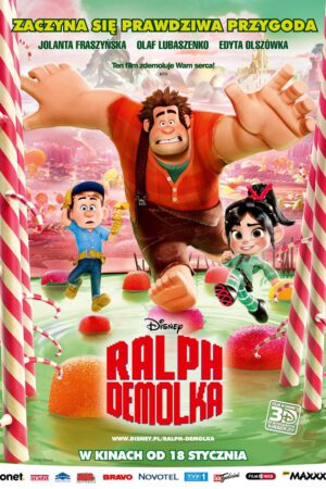 Ralph Demolka plakat - filmy-animowane.pl
