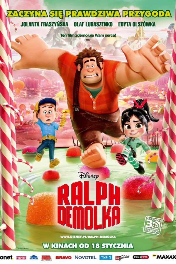 Ralph Demolka plakat - filmy-animowane.pl