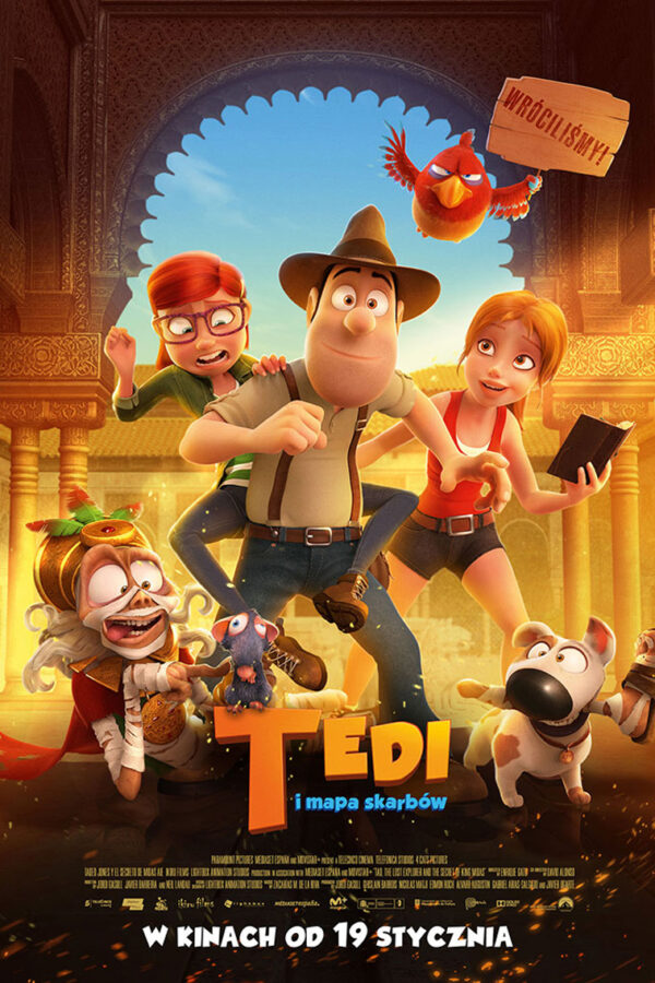Tedi i mapa skarbów plakat - filmy-animowane.pl