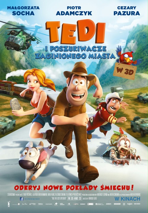 Tedi i poszukiwacze zaginionego miasta plakat - filmy-animowane.pl