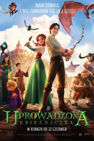 Uprowadzona księżniczka plakat - filmy-animowane.pl