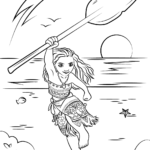 Vaiana Skarb oceanu kolorowanka - filmy-animowane.pl
