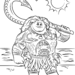 Vaiana Skarb oceanu kolorowanka - filmy-animowane.pl