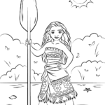 Vaiana Skarb oceanu kolorowanka - filmy-animowane.pl