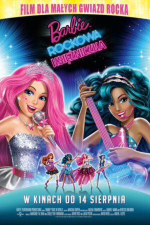 Barbie Rockowe księżniczki plakat - filmy-animowane.pl