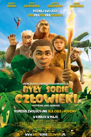 Były sobie człowieki plakat - filmy-animowane.pl