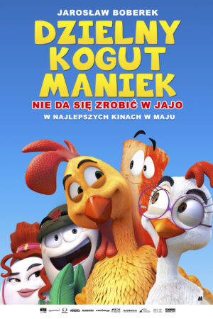 Dzielny kogut Maniek plakat - filmy-animowane.pl