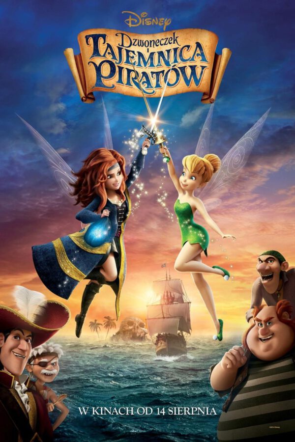 Dzwoneczek i tajemnica piratów plakat - filmy-animowane.pl