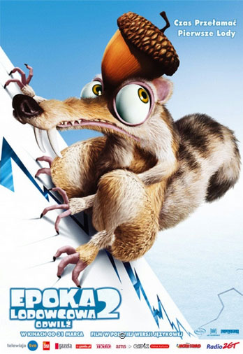 Epoka lodowocowa 2 odwilż plakat - filmy-animowane.pl