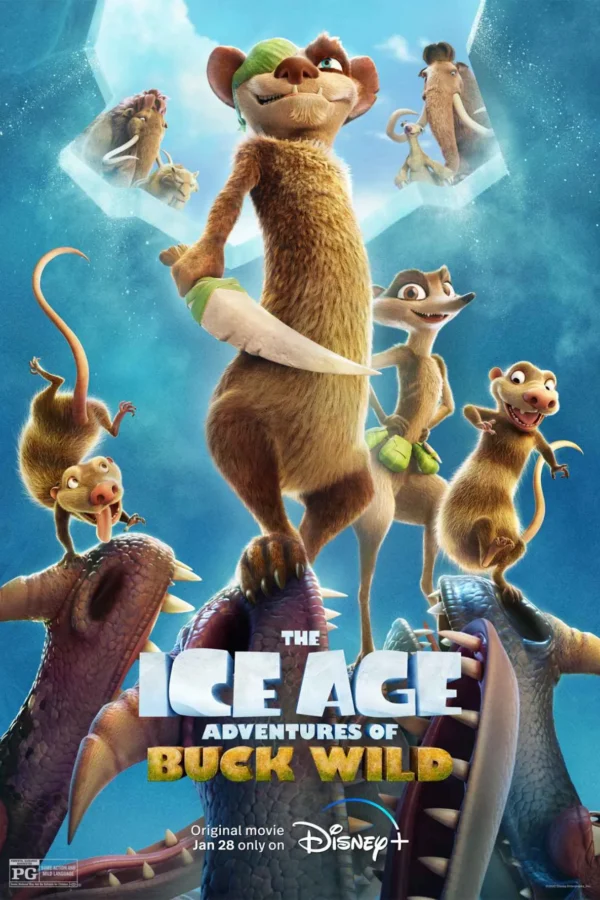 Epoka lodowcowa Przygody dzikiego Bucka plakat - filmy-animowane.pl