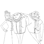 Gru Dru i Minionki kolorowanka - filmy-animowane.pl