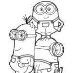 Gru Dru i Minionki kolorowanka - filmy-animowane.pl