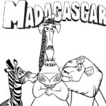 Madagaskar kolorowanka - filmy-animowane.pl