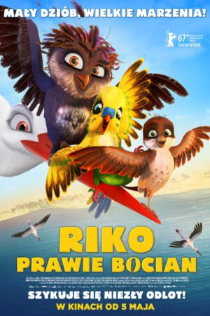 Riko prawie bocian plakat - filmy-animowane.pl