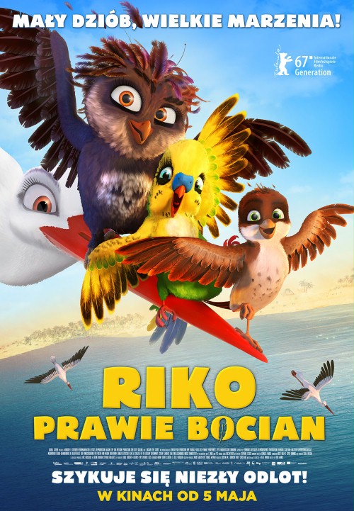 Riko prawie bocian plakat - filmy-animowane.pl