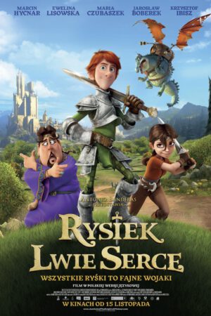 Rysiek Lwie Serce plakat - filmy-animowane.pl
