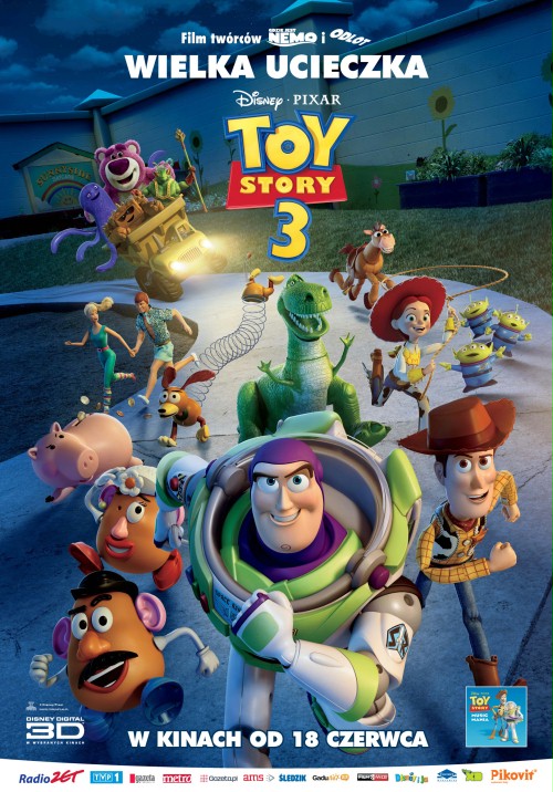 Toy Story 3 plakat - filmy-animowane.pl