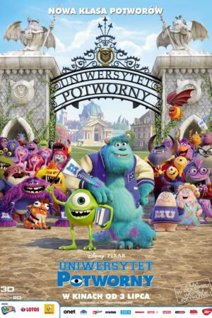 Uniwersytet Potworny plakat - filmy-animowane.pl