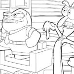 W głowie się nie mieści kolorowanka - filmy-animowane.pl