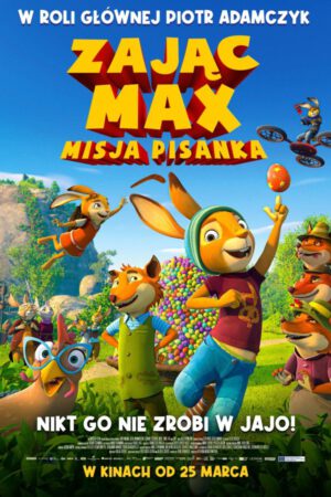 Zając Max misja pisanka plakat - filmy-animowane.pl