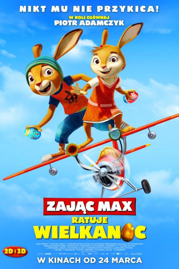 Zając Max ratuje wielkanoc plakat - filmy-animowane.pl