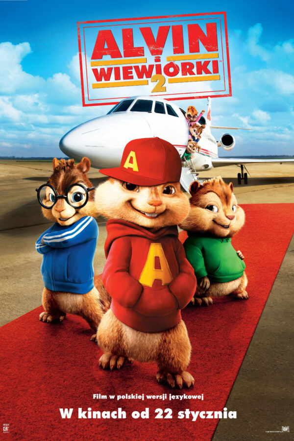 Alvin i wiewiórki 2 plakat - filmy-animowane.pl