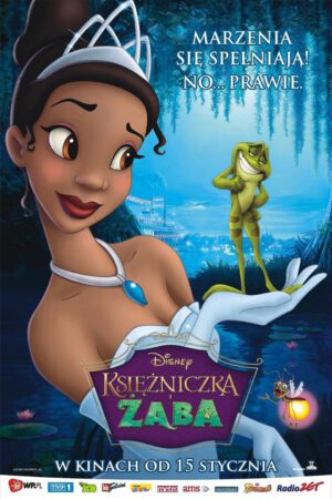 Księżniczka i Żaba plakat - filmy-animowane.pl