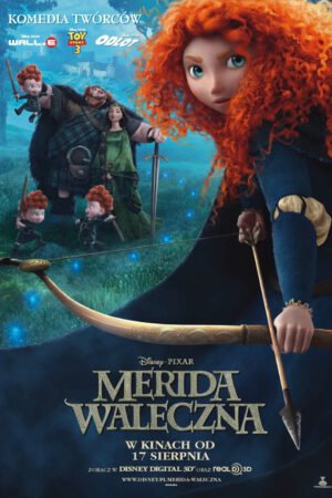 Merida Waleczna plakat - filmy-animowane.pl