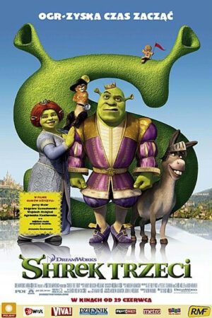 Shrek Trzeci plakat - filmy-animowane.pl