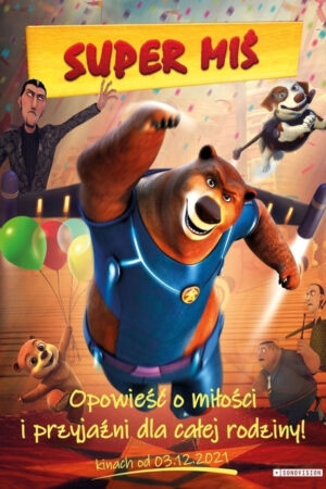 Super miś plakat - filmy-animowane.pl