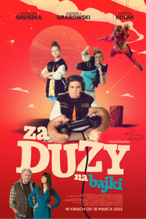 Za duży na bajki plakat - filmy-animowane.pl